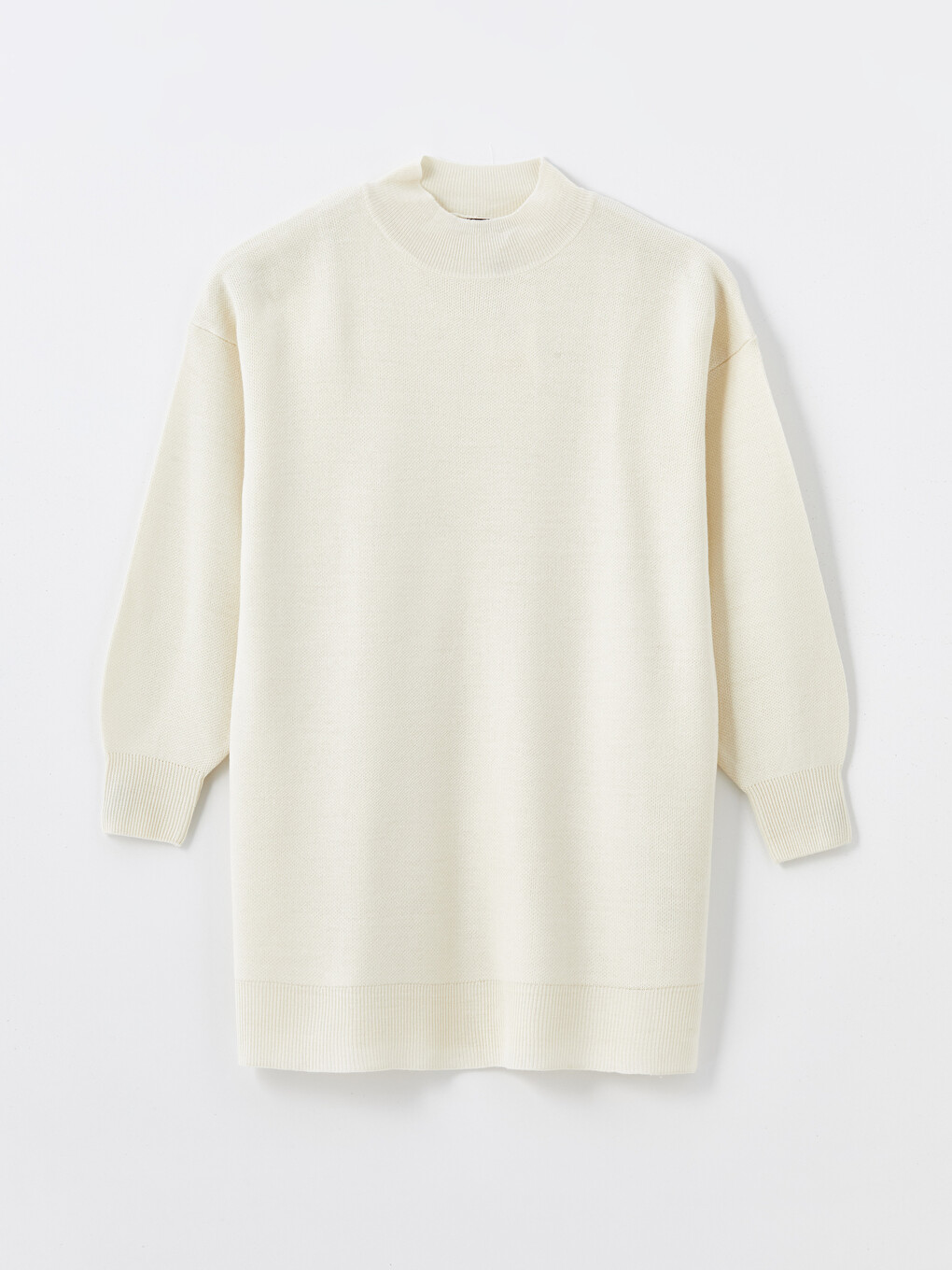 Half Turtleneck Oversize Women's Knitwear Tunic-4