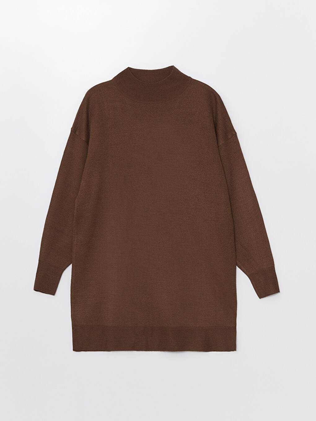 Half Turtleneck Oversize Women's Knitwear Tunic-4