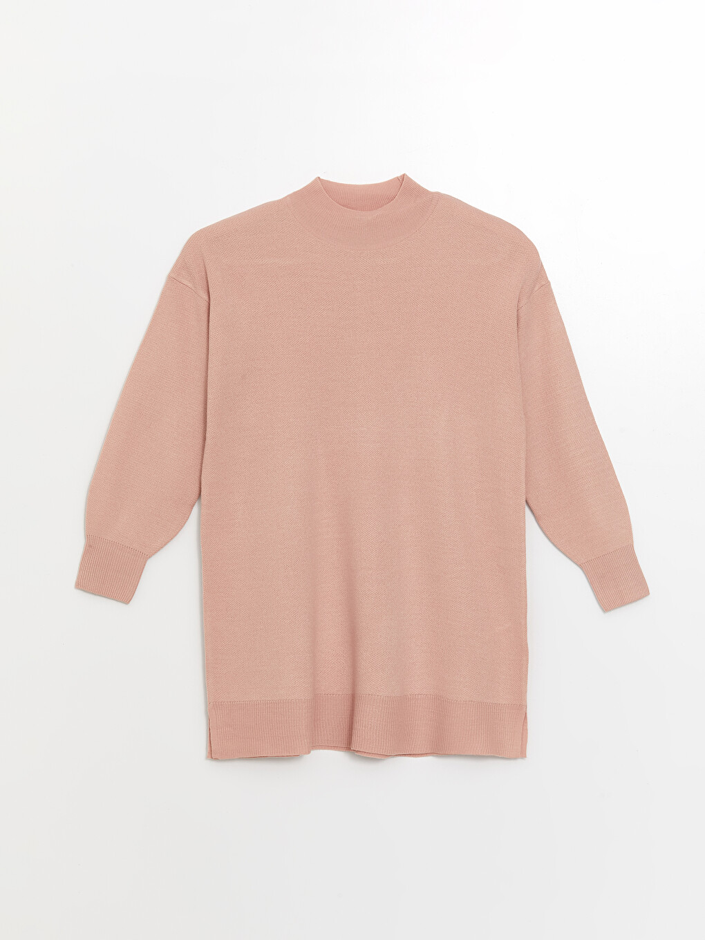 Half Turtleneck Oversize Women's Knitwear Tunic-5
