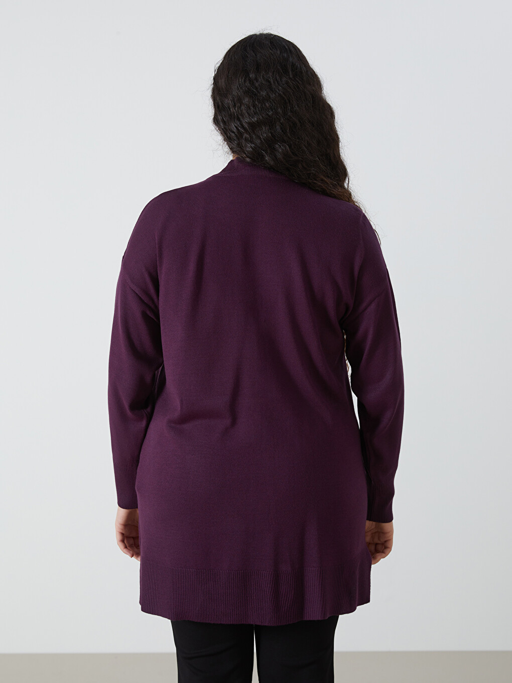 LCW Modest Half Turtleneck Plain Long Sleeve Women's Knitwear