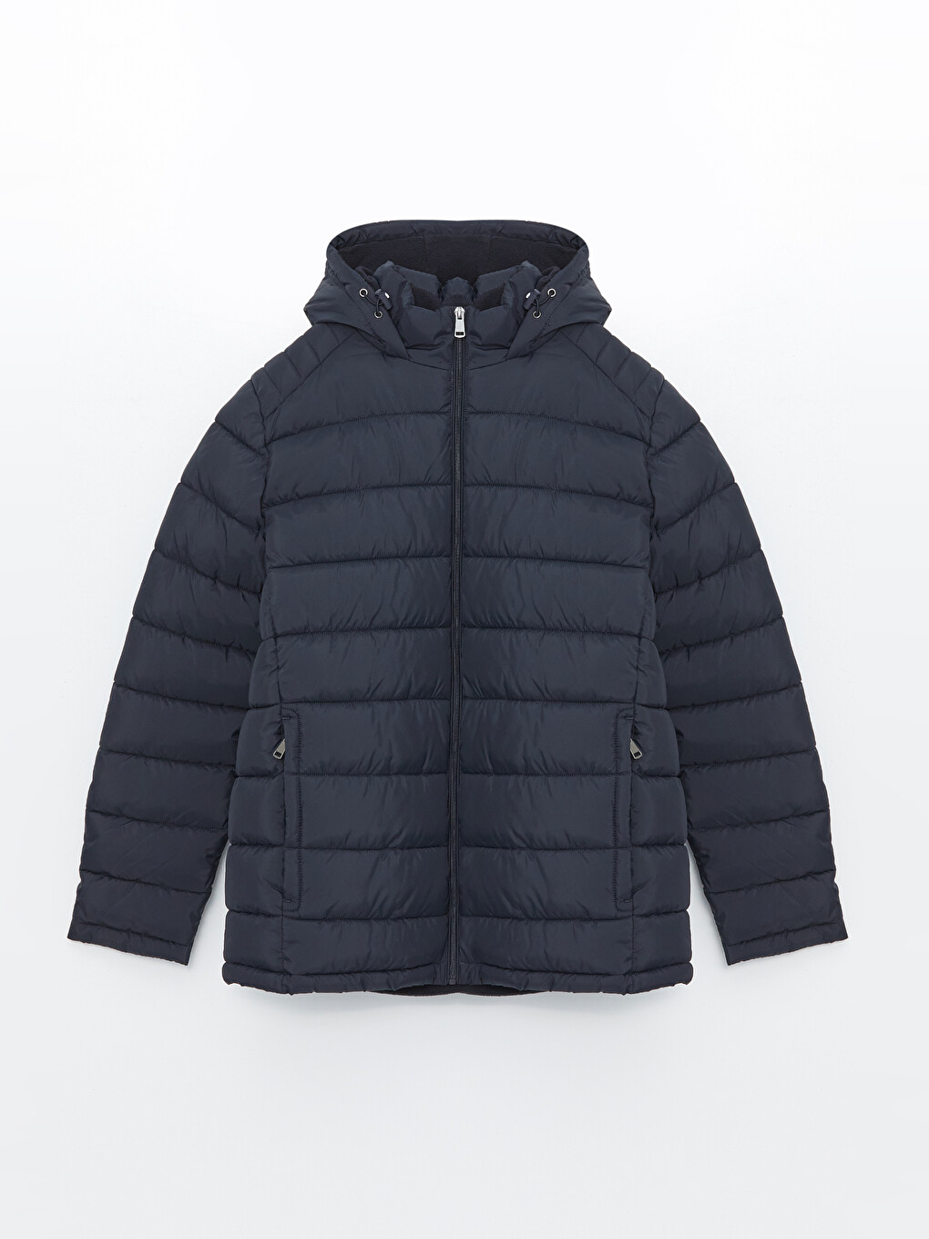 Standard Fit Hooded Men's Puffer Coat-11