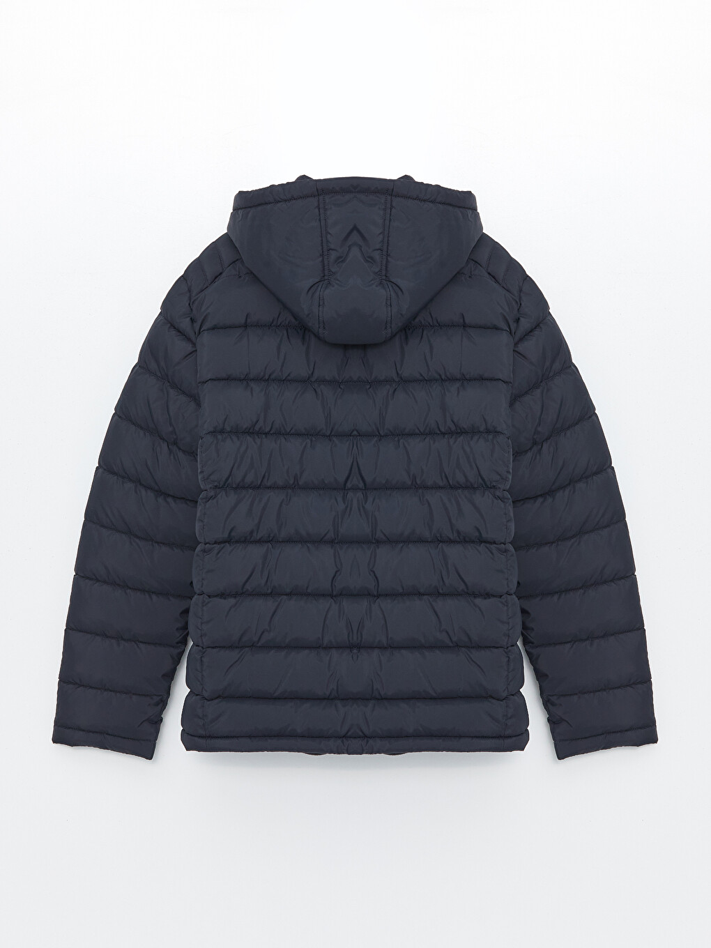 Standard Fit Hooded Men's Puffer Coat-12