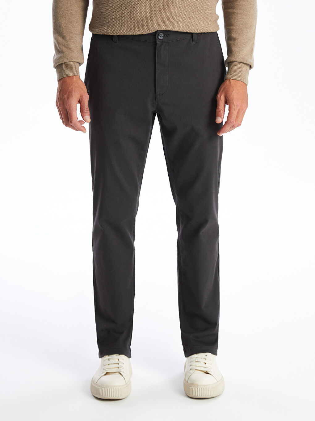 Standard Fit Men's Chino Trousers-5