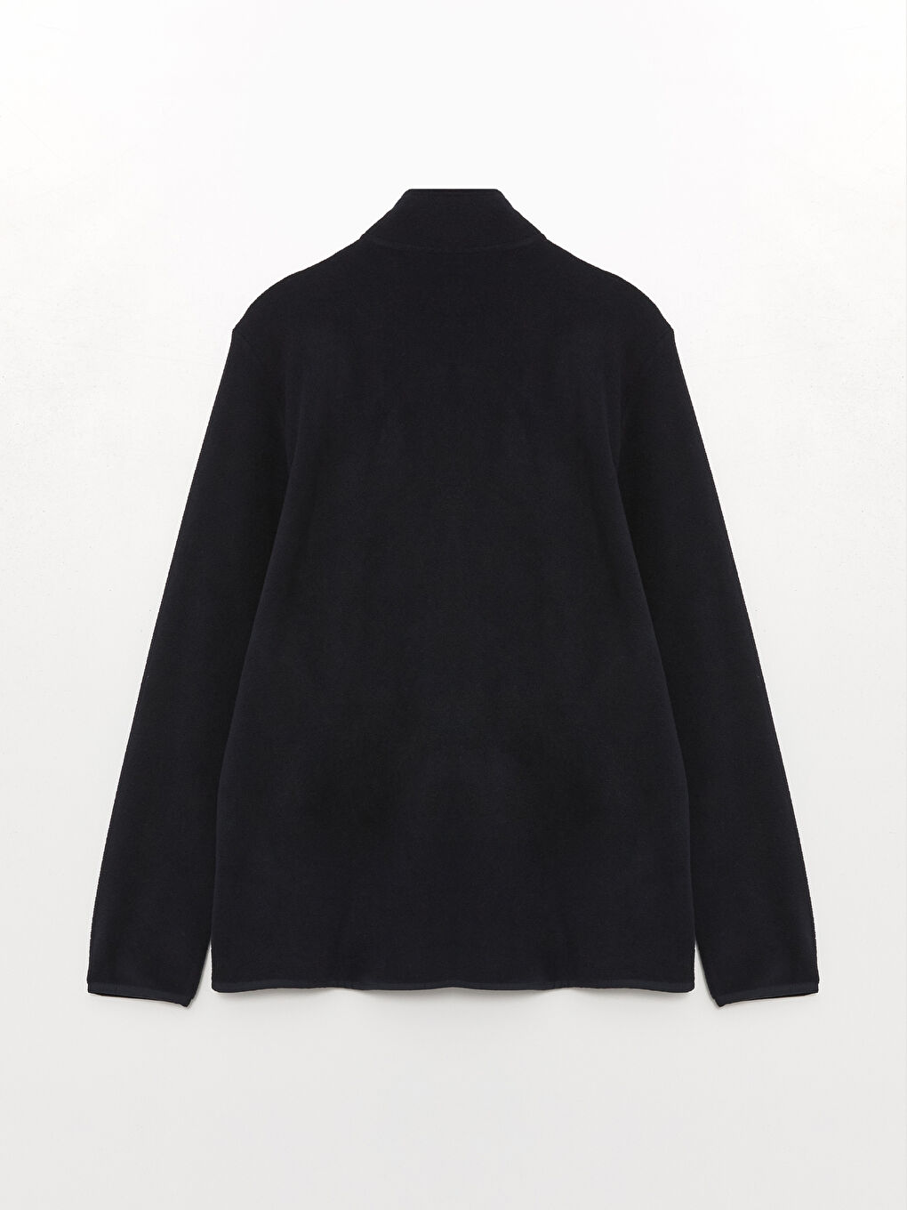 Funnel Neck Long Sleeve Men's Polar Cardigan-7