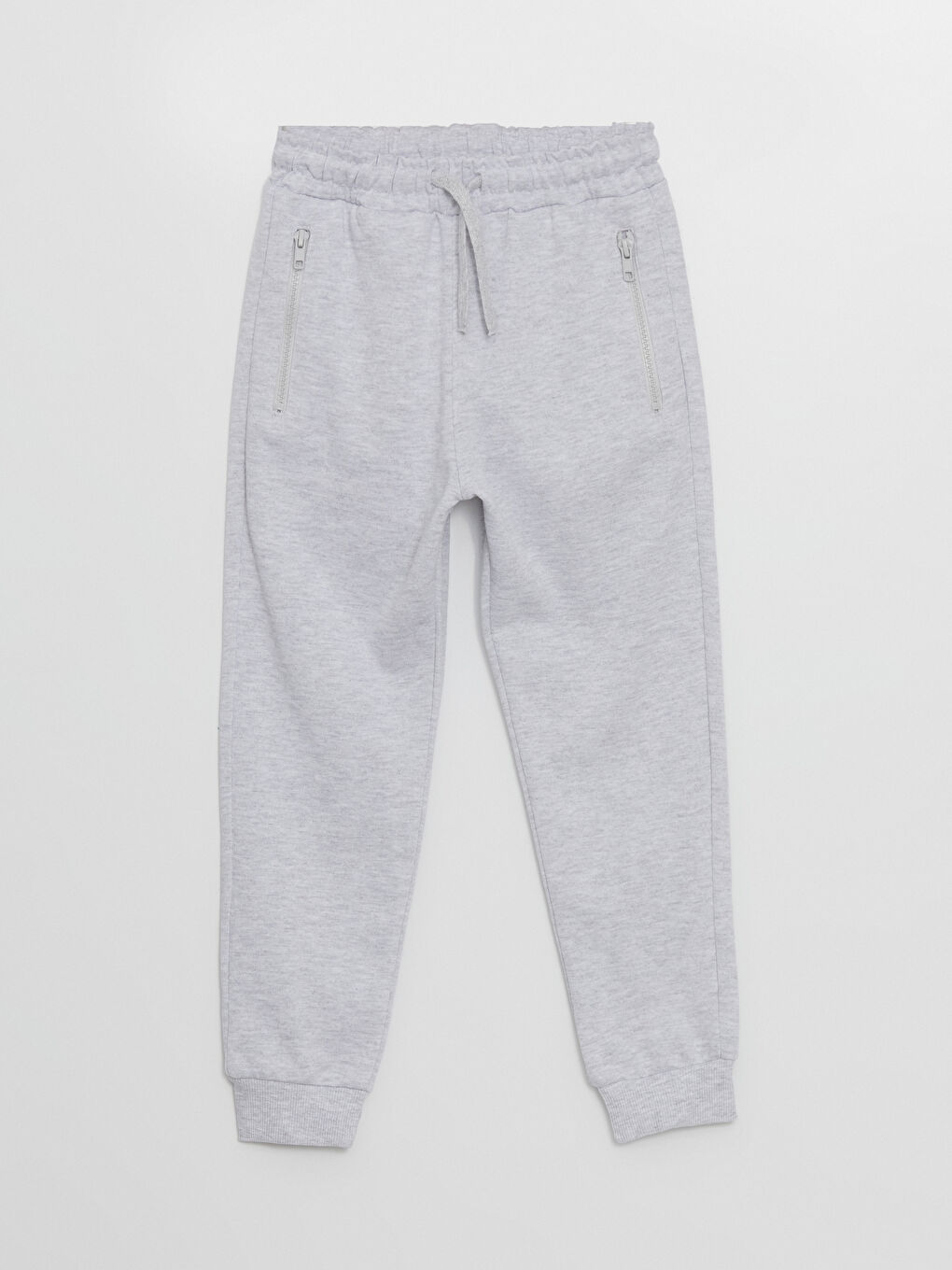Gri Beli Lastikli Erkek Çocuk Jogger Eşofman Altı