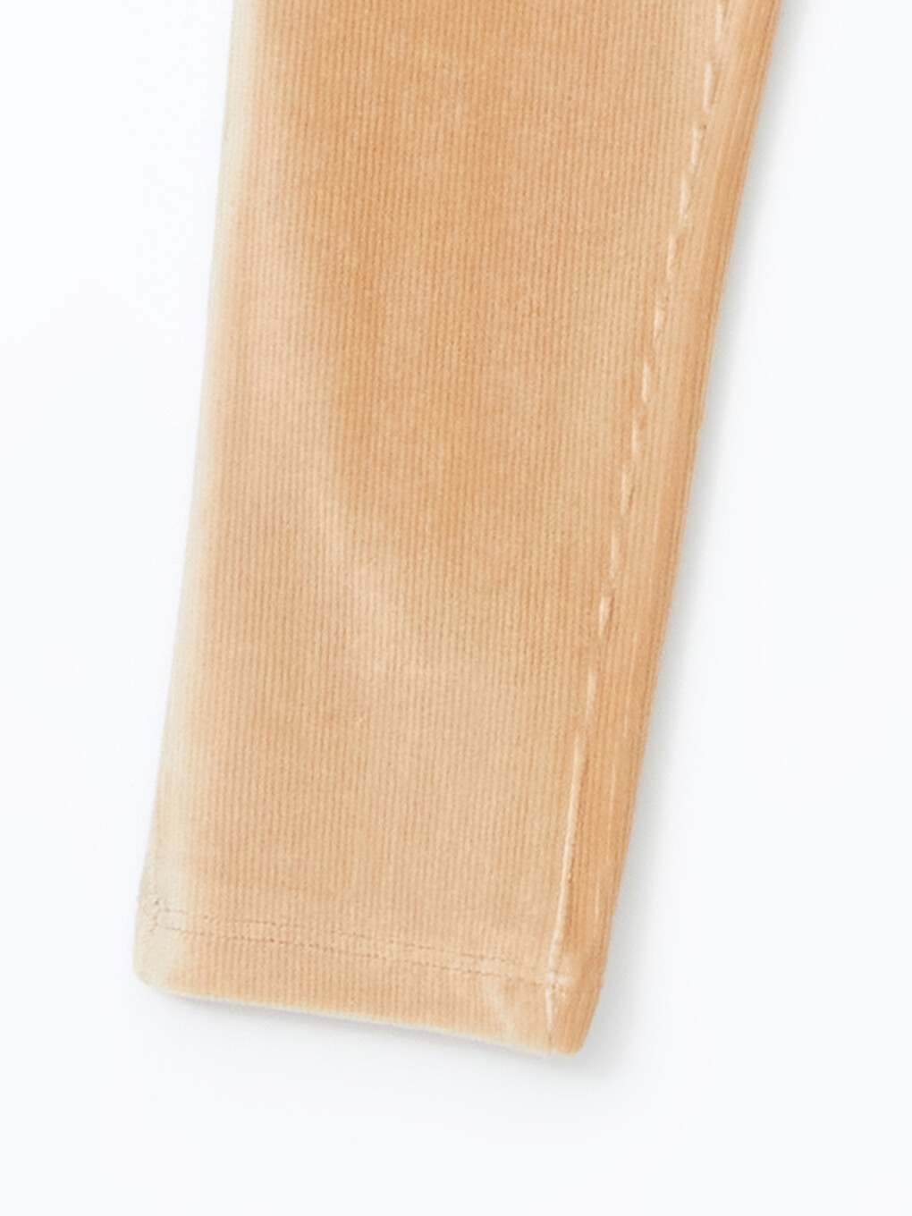 Elastic Waist Velvet Girls' Leggings-2