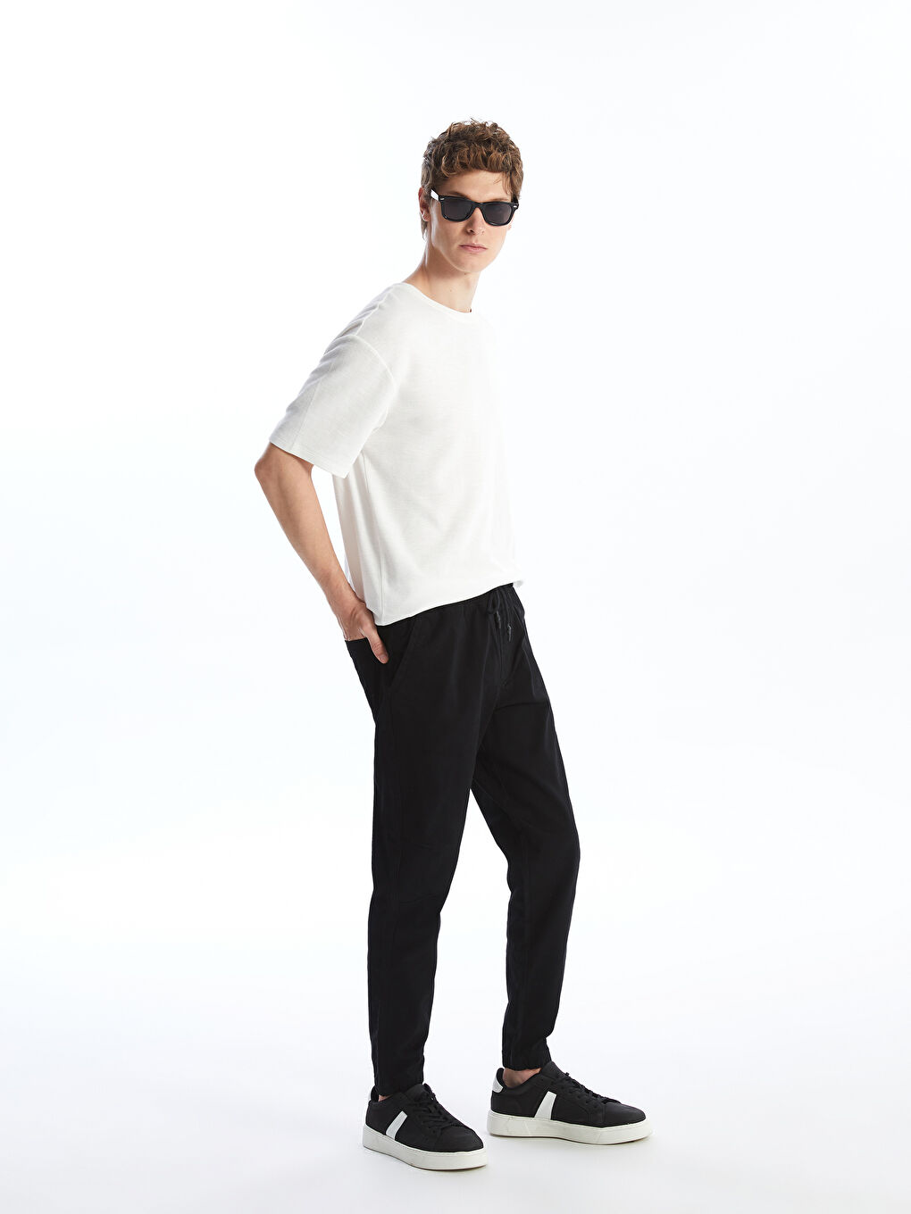 XSIDE Muške pantalone standardnog kroja od gabardena -W32536Z8-RQL
