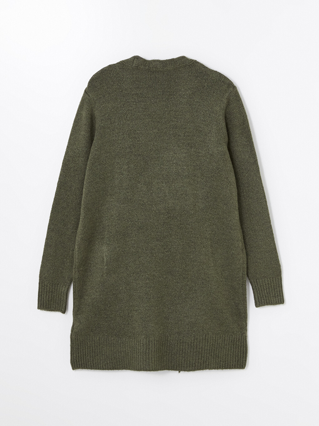 Shawl Collar Plain Long Sleeve Women's Knitwear Cardigan-5