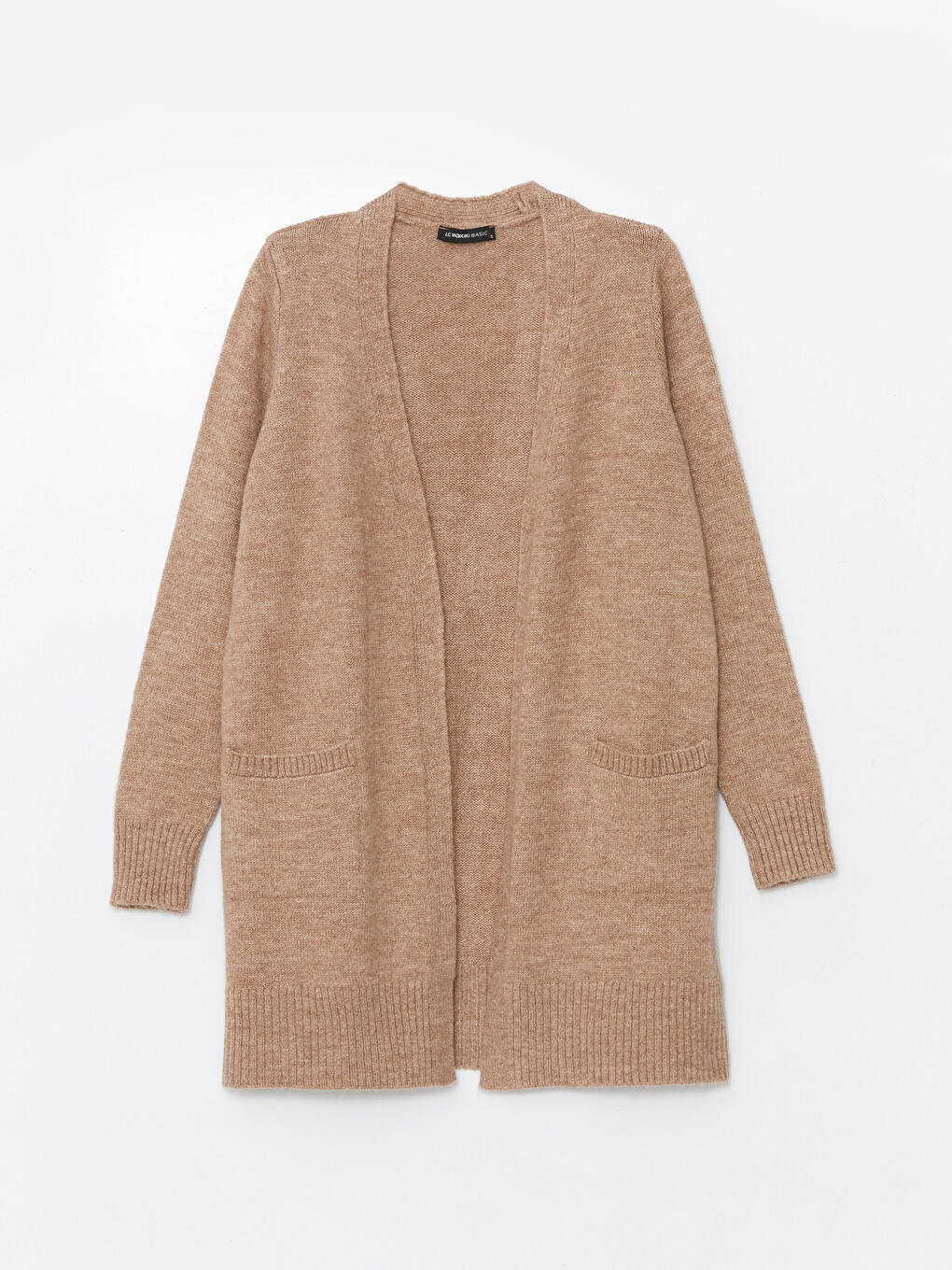Shawl Collar Plain Long Sleeve Women's Knitwear Cardigan-5