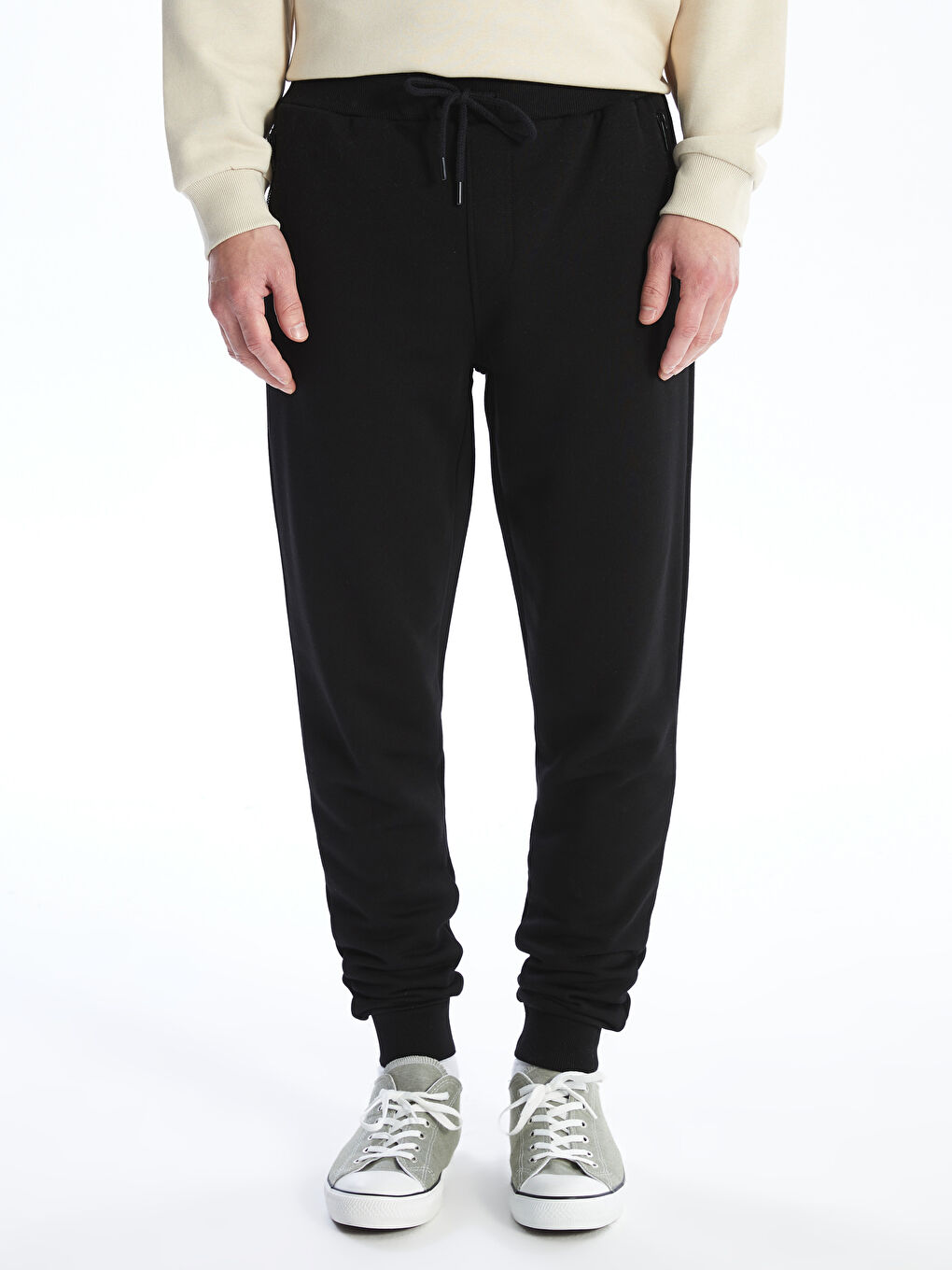 Siyah Slim Fit Erkek Jogger Eşofman Altı-2