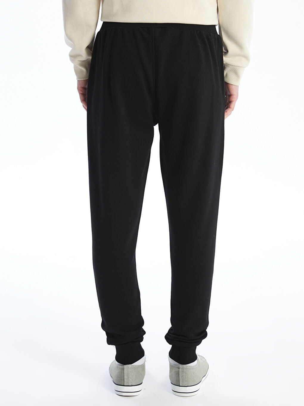 Siyah Slim Fit Erkek Jogger Eşofman Altı-4