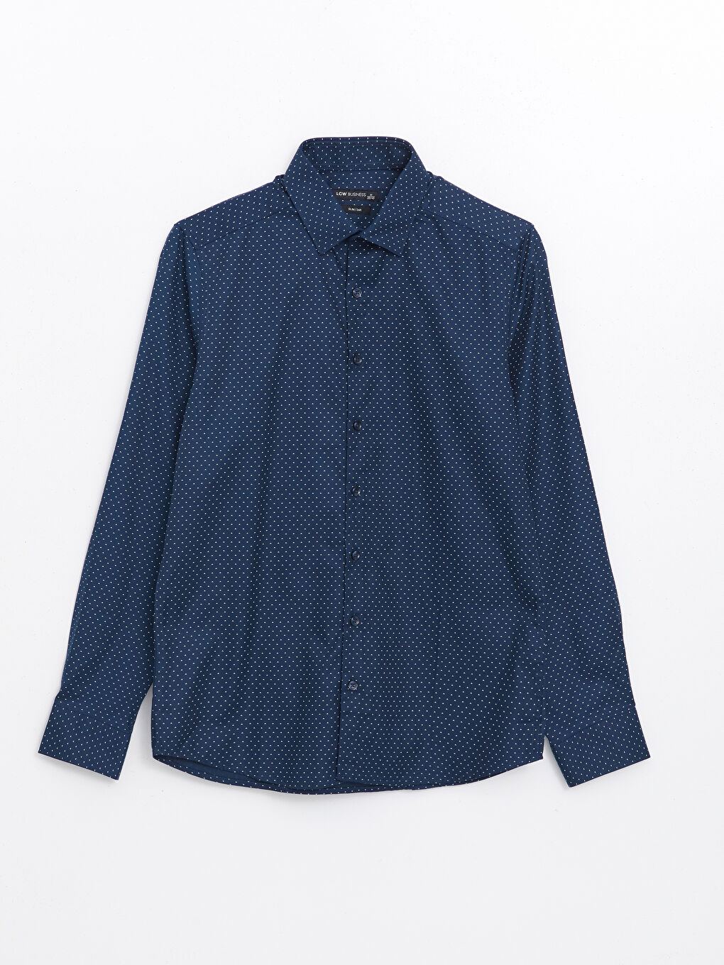 LCWAIKIKI Formal Slim Fit Long Sleeve Patterned Twill Men's Shirt -W33933Z8-LSJ