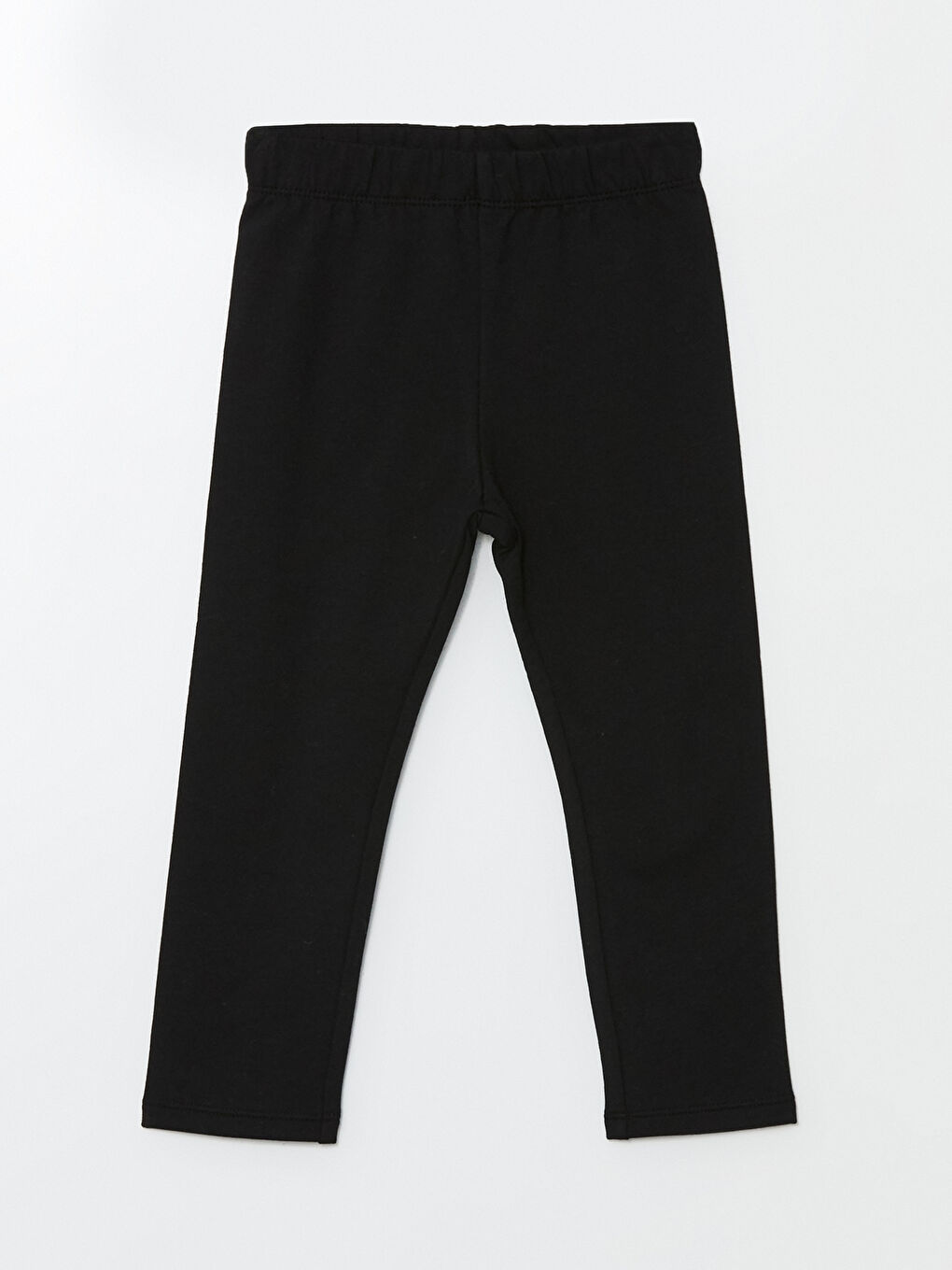 Kahverengi Beli Lastikli Basic Kız Bebek Tayt-1