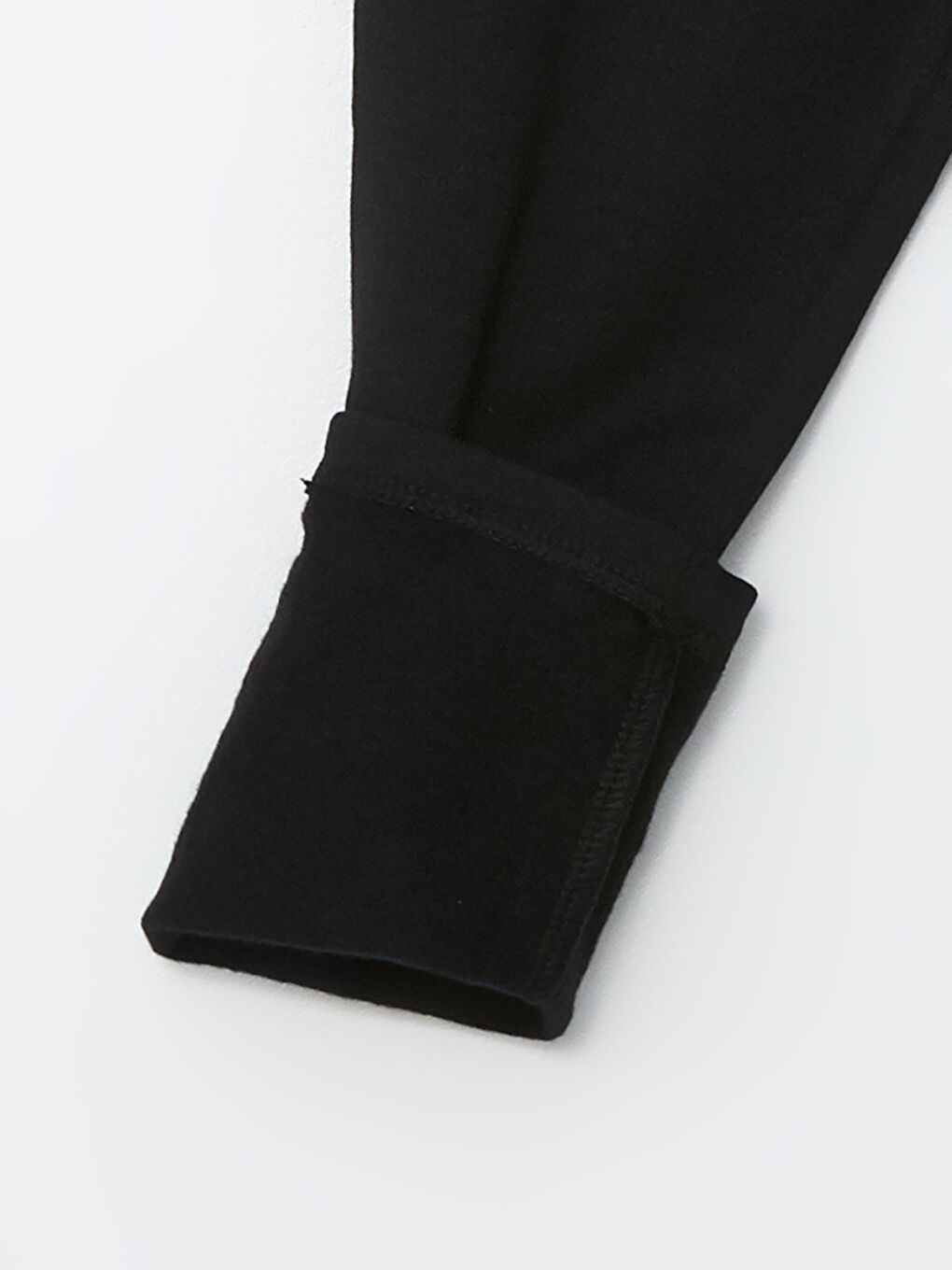 Kahverengi Beli Lastikli Basic Kız Bebek Tayt-3