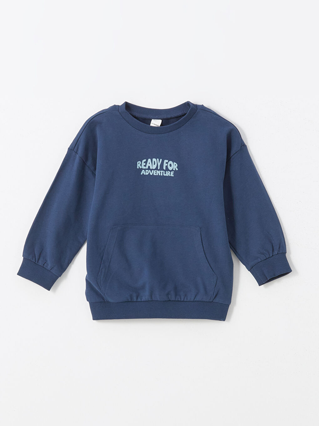 Set de Bluze cu Guler Rotund și Mâneci Lungi Imprimate pentru Bebeluși Băieți și Pantaloni de Trening 2 Bucăți-1