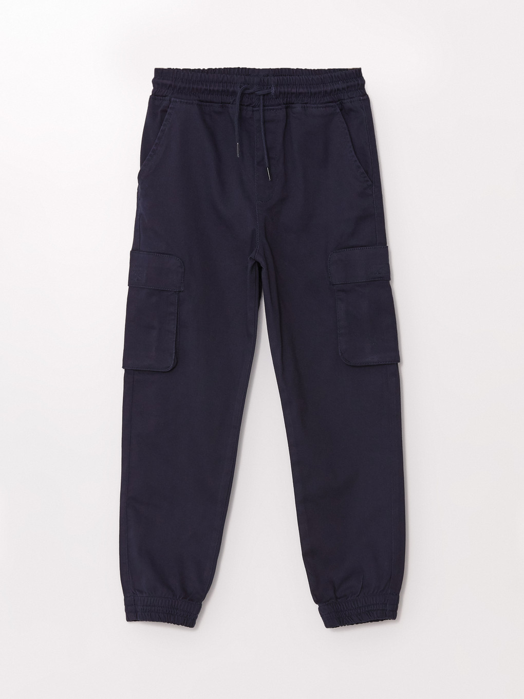 Elastic Waist Boys' Cargo Jogger Trousers-2