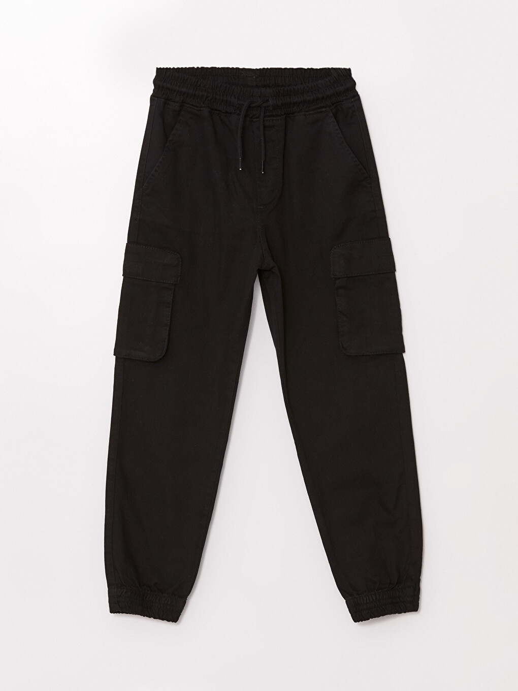 Elastic Waist Boys' Cargo Jogger Trousers-4