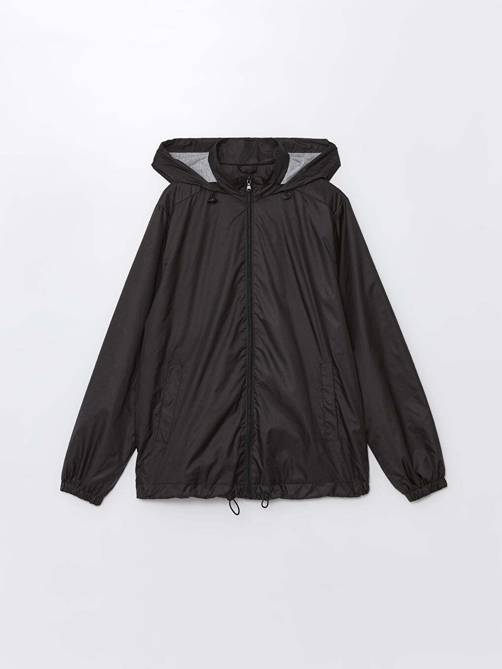 LCWAIKIKI Classic Hooded Women's Raincoat -S46412Z8-CVL