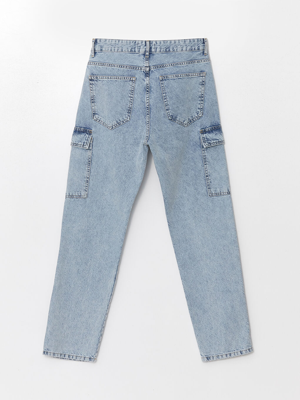 İndigo 700 Straight Fit Erkek Kargo Jean Pantolon-5