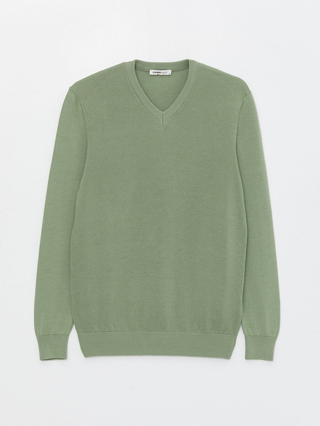 V Neck Long Sleeve Men's Knitwear Sweater -W40013Z8-GX7