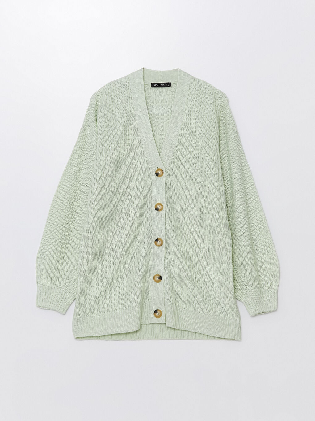 LCW Modest كارديجان بأكمام طويلة للنساء -W40025Z8-G8D