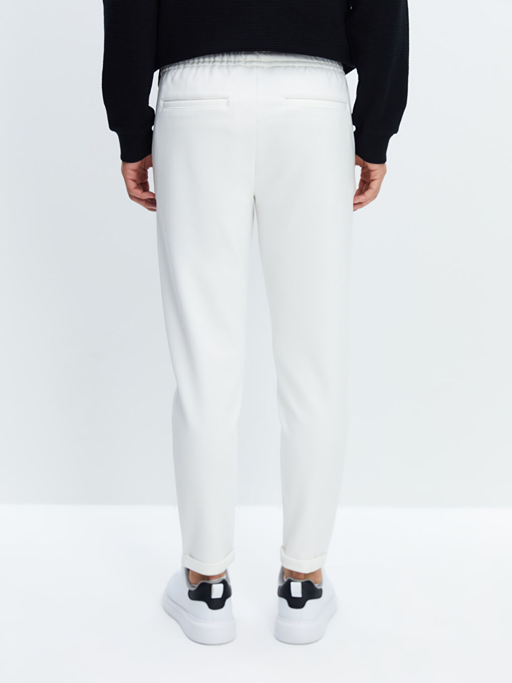 Ekru Slim Fit Erkek Pantolon-7