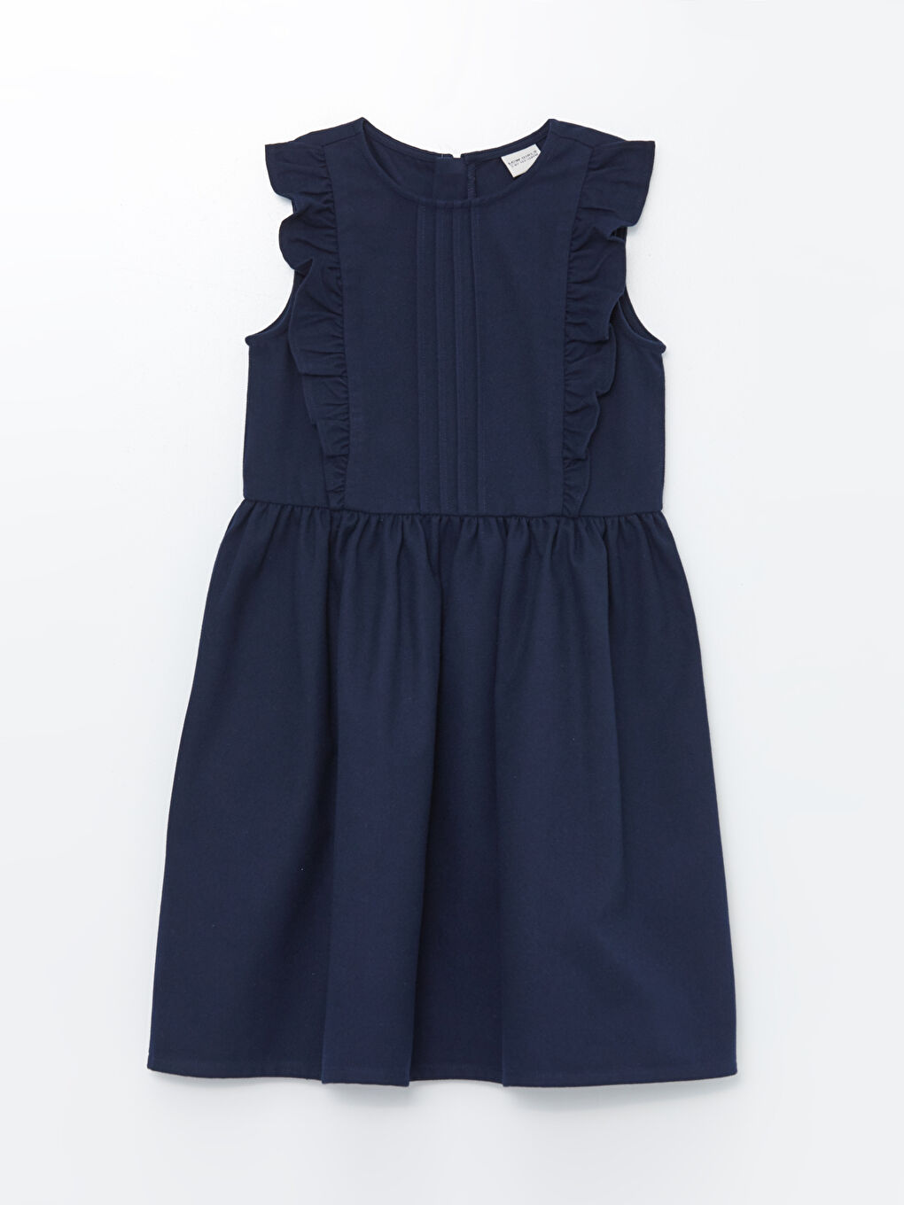 LCW Kids Crew Neck Girls' Dress -W40056Z4-HRC