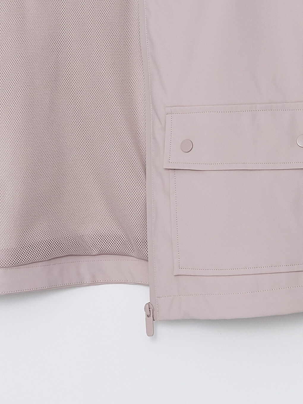 LCW Vision Women's Hooded Plain Raincoat -W40068Z8-SB5