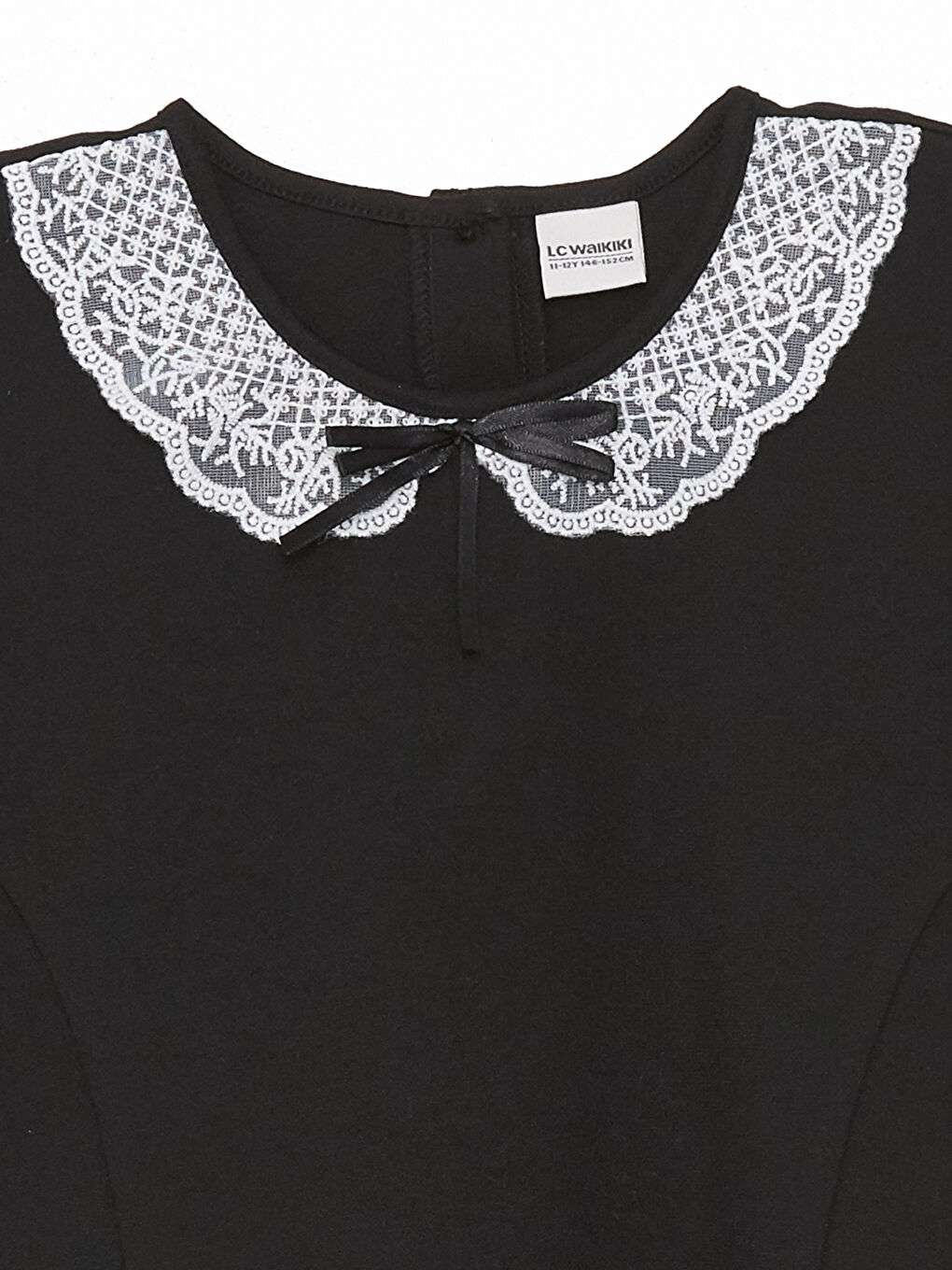 LCW Kids Peter Pan Collar Girls' Dress -W40088Z4-CVL