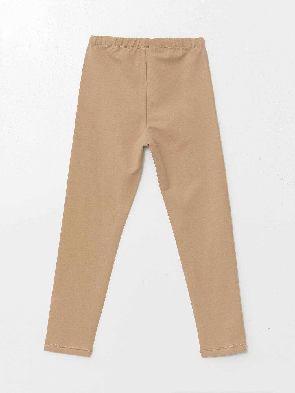 Elastic Waist Basic Girls' Leggings-3