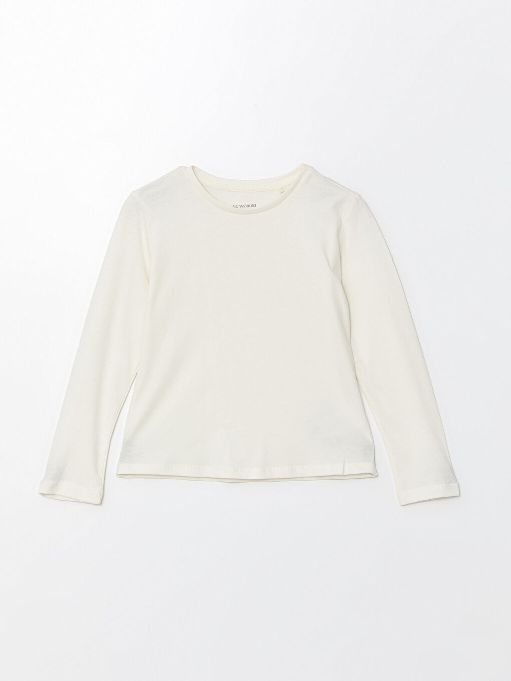 LCW Kids Crew Neck Basic Girls' T-Shirt -W40105Z4-FDV