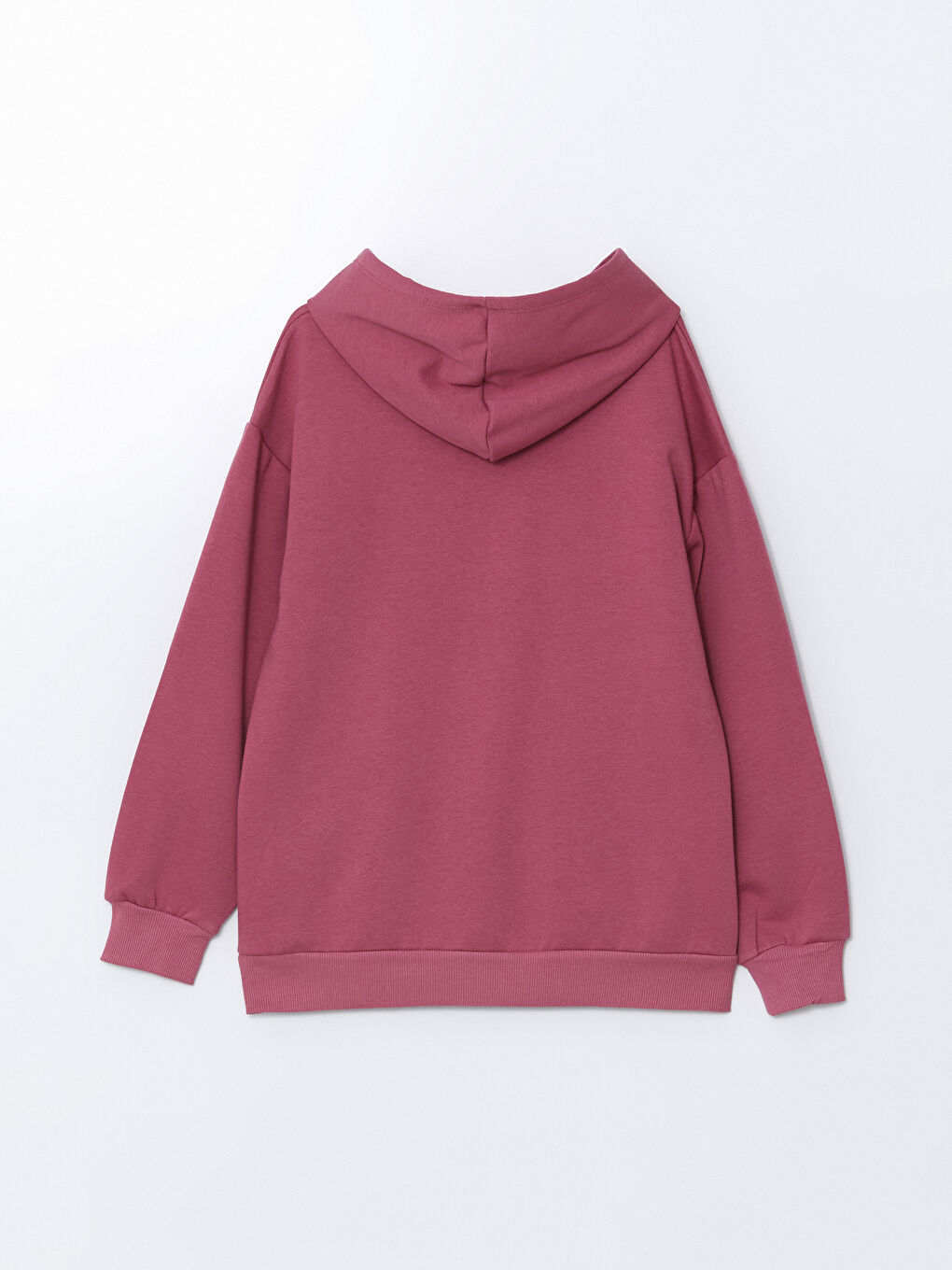 LCW Kids Pembe Kapüşonlu Kız Çocuk Kalın Sweatshirt - 2