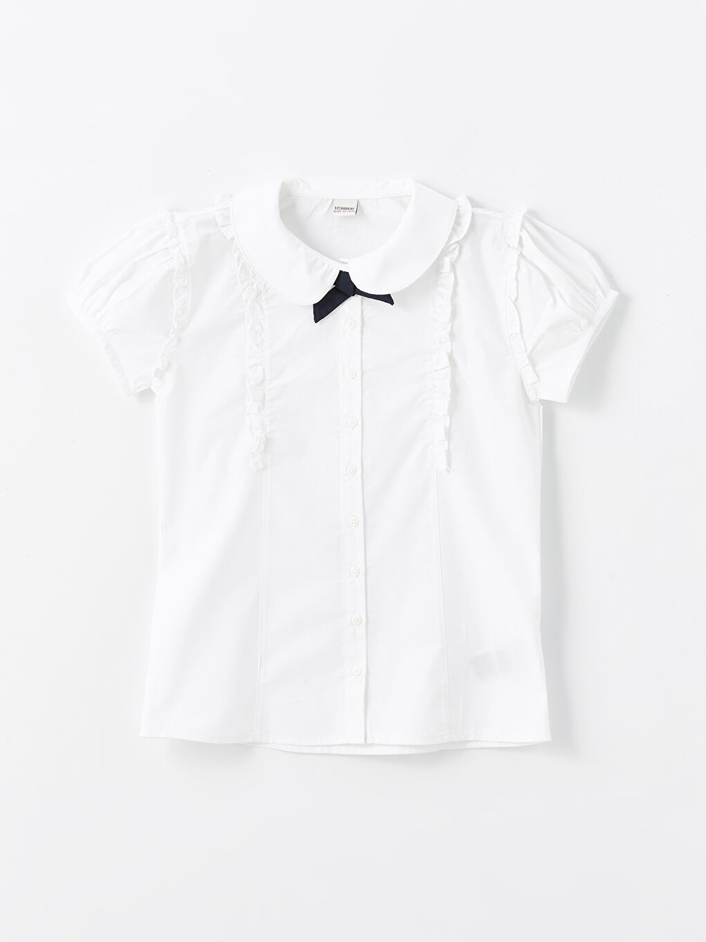 LCW Kids Girls' Short Sleeve Shirt -W40125Z4-Q6K