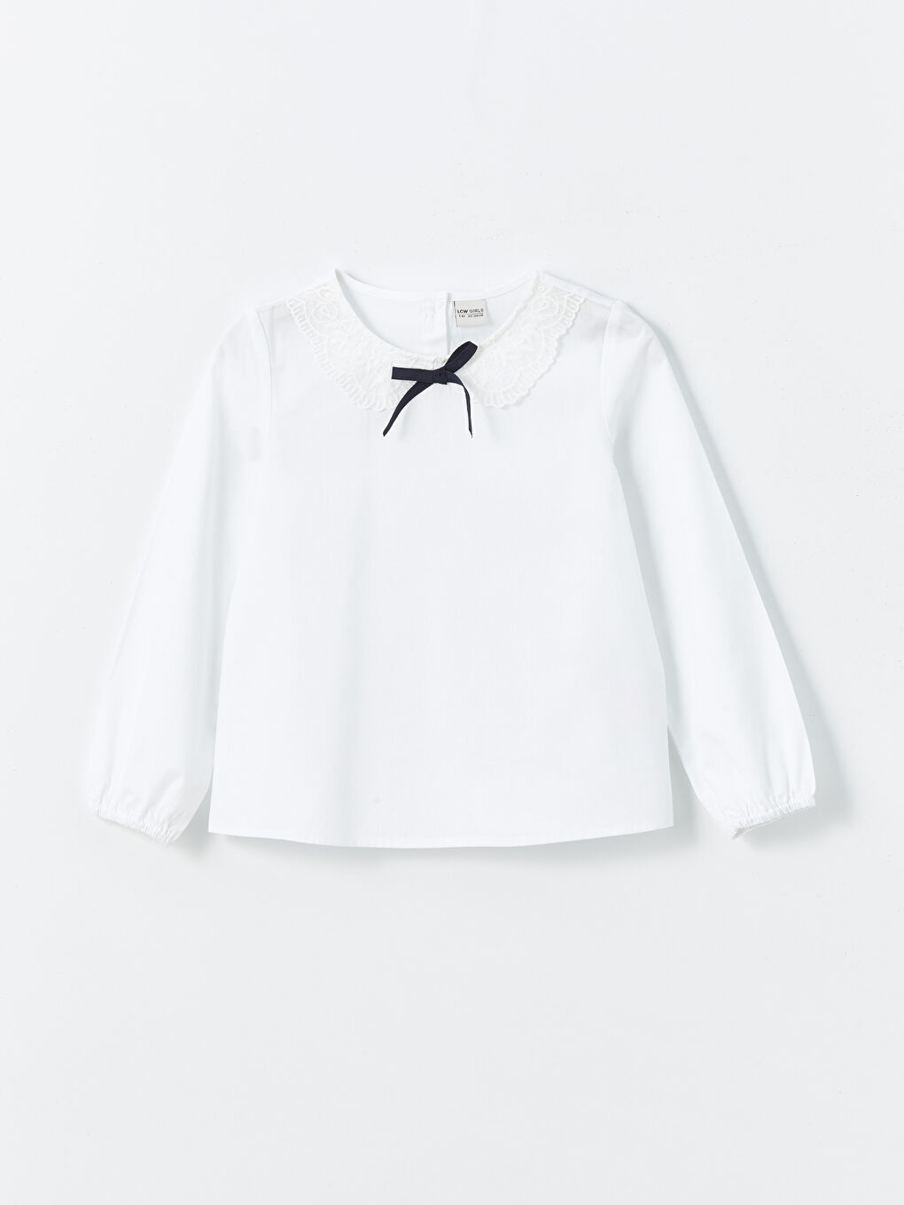 LCW Kids Baby Collar Long Sleeve Girls' Blouse -W40126Z4-Q6K