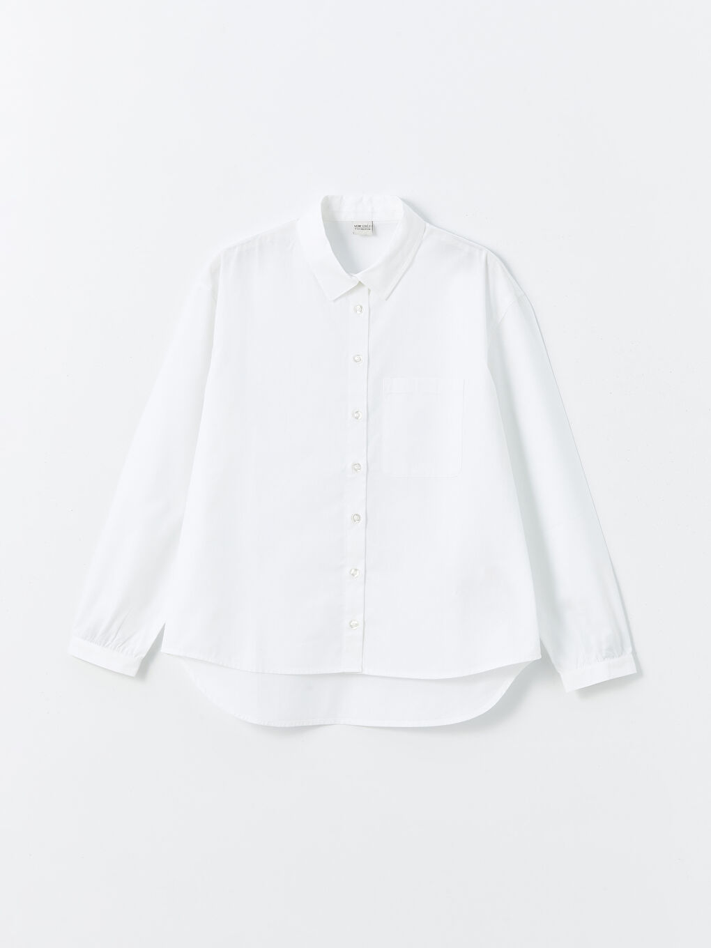 Basic Uzun Kollu Kız Çocuk Gömlek