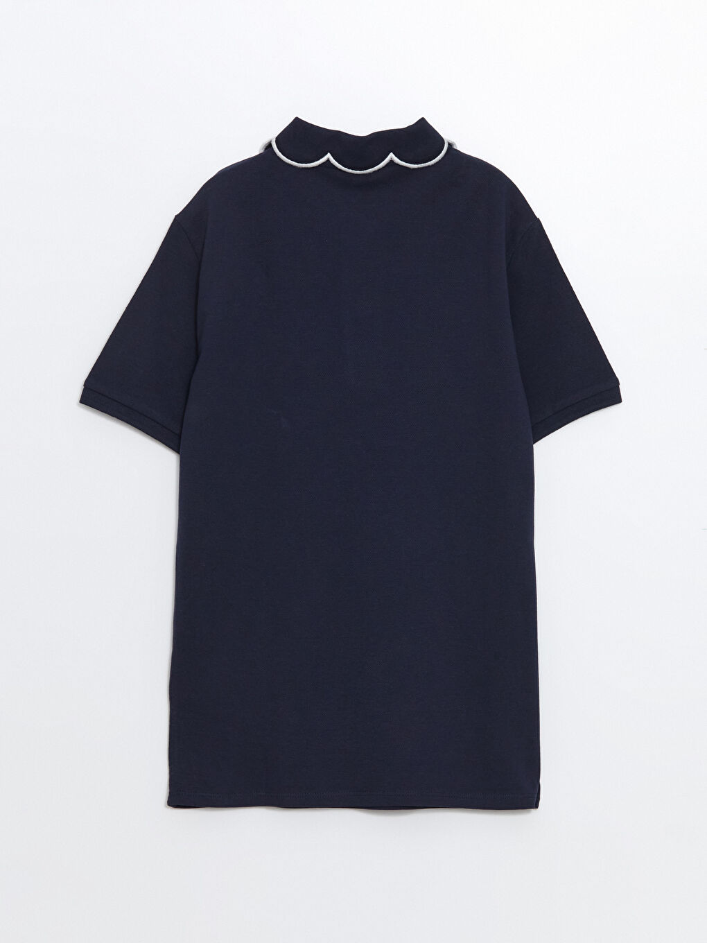 LCW Kids Polo Neck Basic Girls' T-Shirt -W40155Z4-HRC