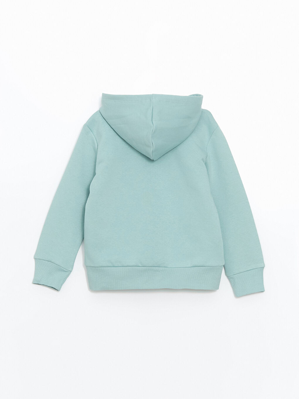 LCW Kids Yeşil Uzun Kollu Kız Çocuk Kalın Fermuarlı Sweatshirt - 2