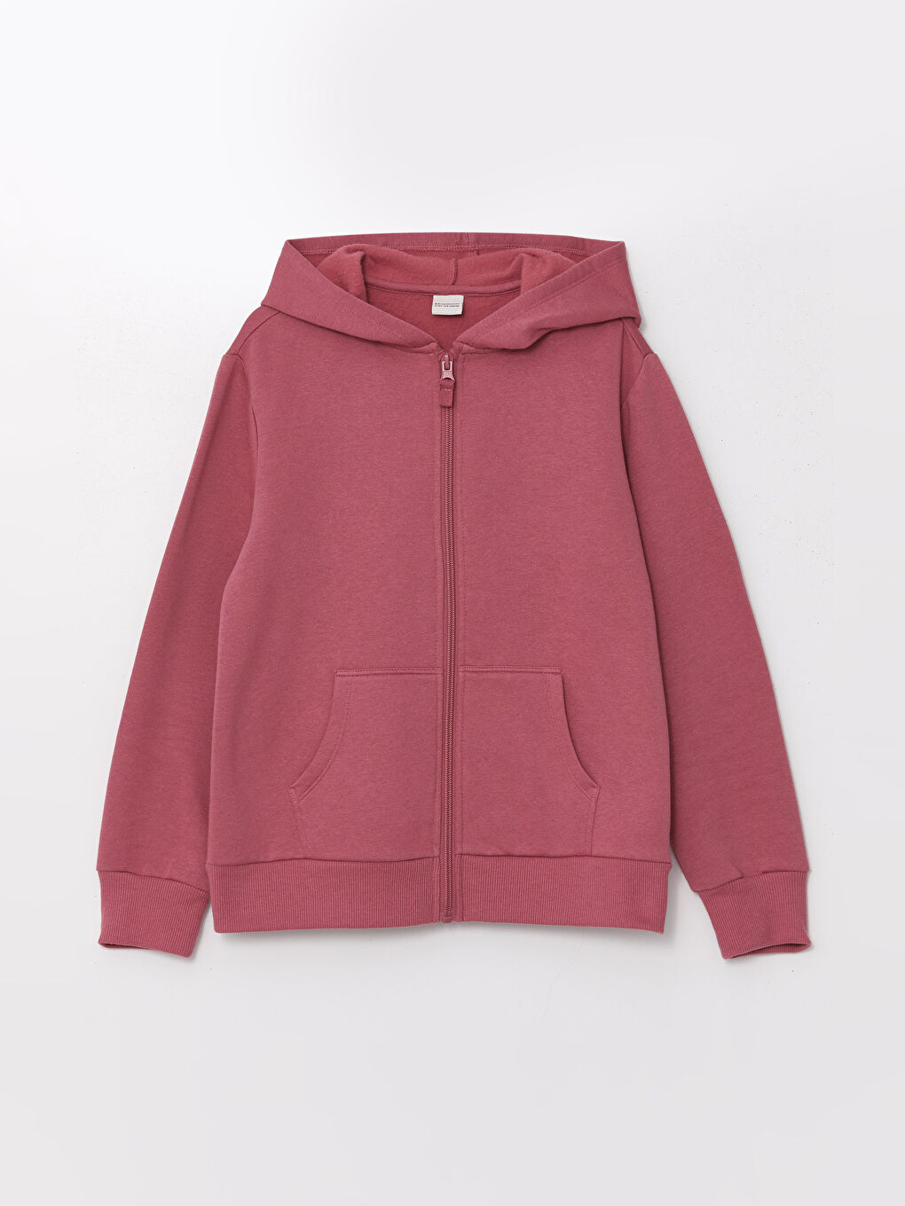 Long Sleeve Girls' Thick Zip-Up Sweatshirt