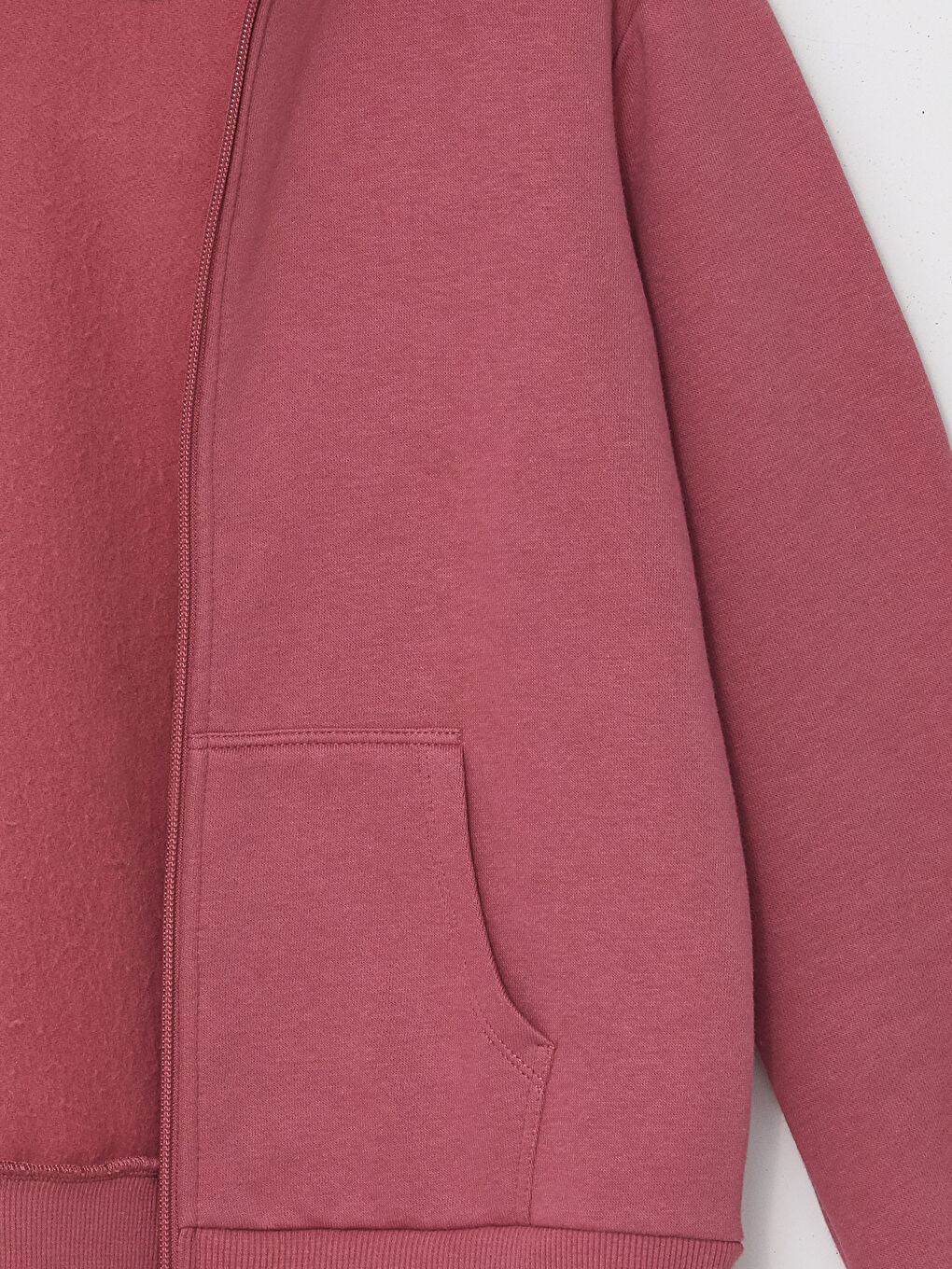 Long Sleeve Girls' Thick Zip-Up Sweatshirt-2