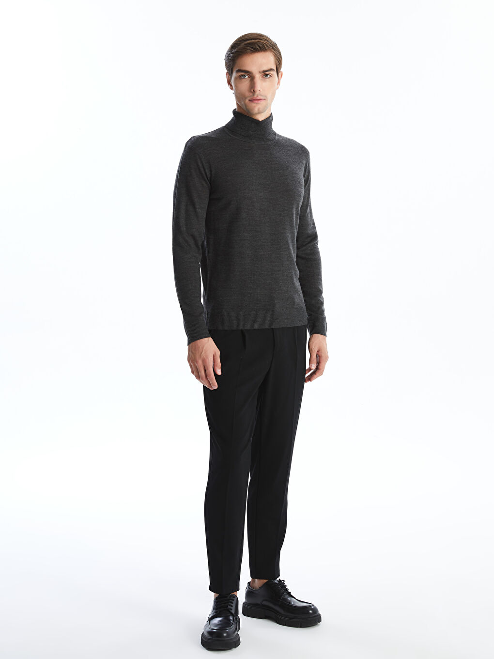 LCW Vision Rollkragen Langarm Herren Strickpullover -W40188Z8-L8N