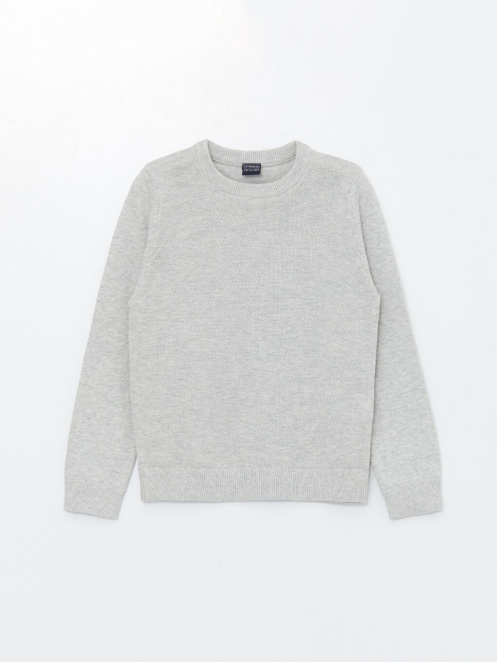 LCW Kids Crew Neck Long Sleeve Boys' Knitwear Sweater -W40202Z4-LAL