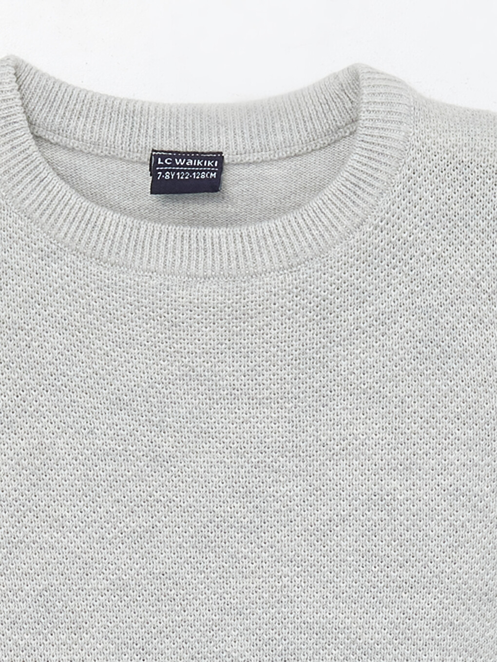 Crew Neck Long Sleeve Boys' Knitwear Sweater-2