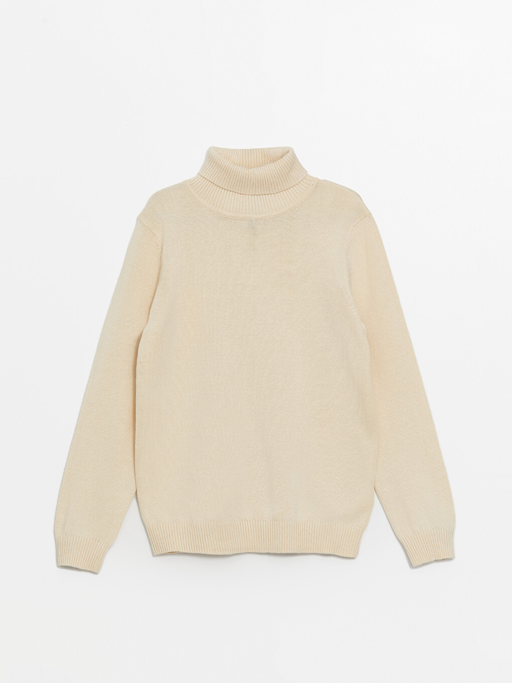 Turtleneck Basic Long Sleeve Boys' Knitwear Sweater