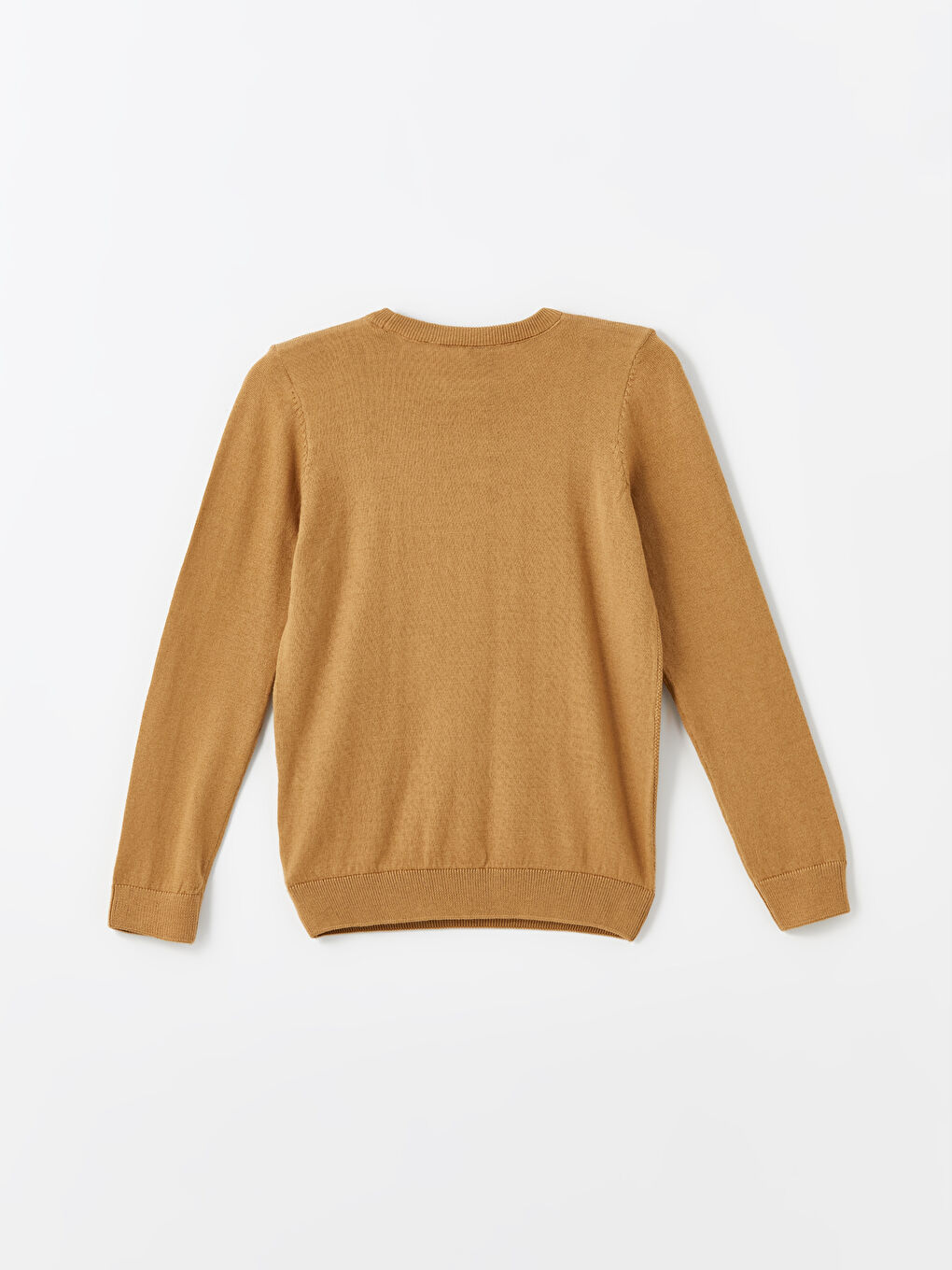 Crew Neck Basic Long Sleeve Boys' Knitwear Sweater -W40209Z4-GXD