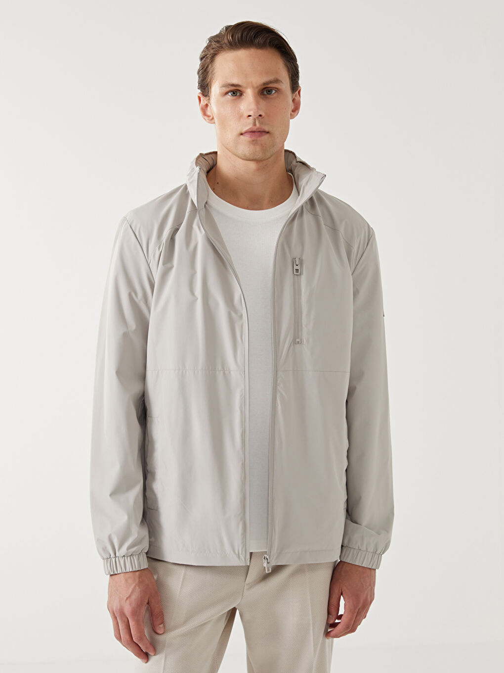 Standard Fit Hooded Men's Coat