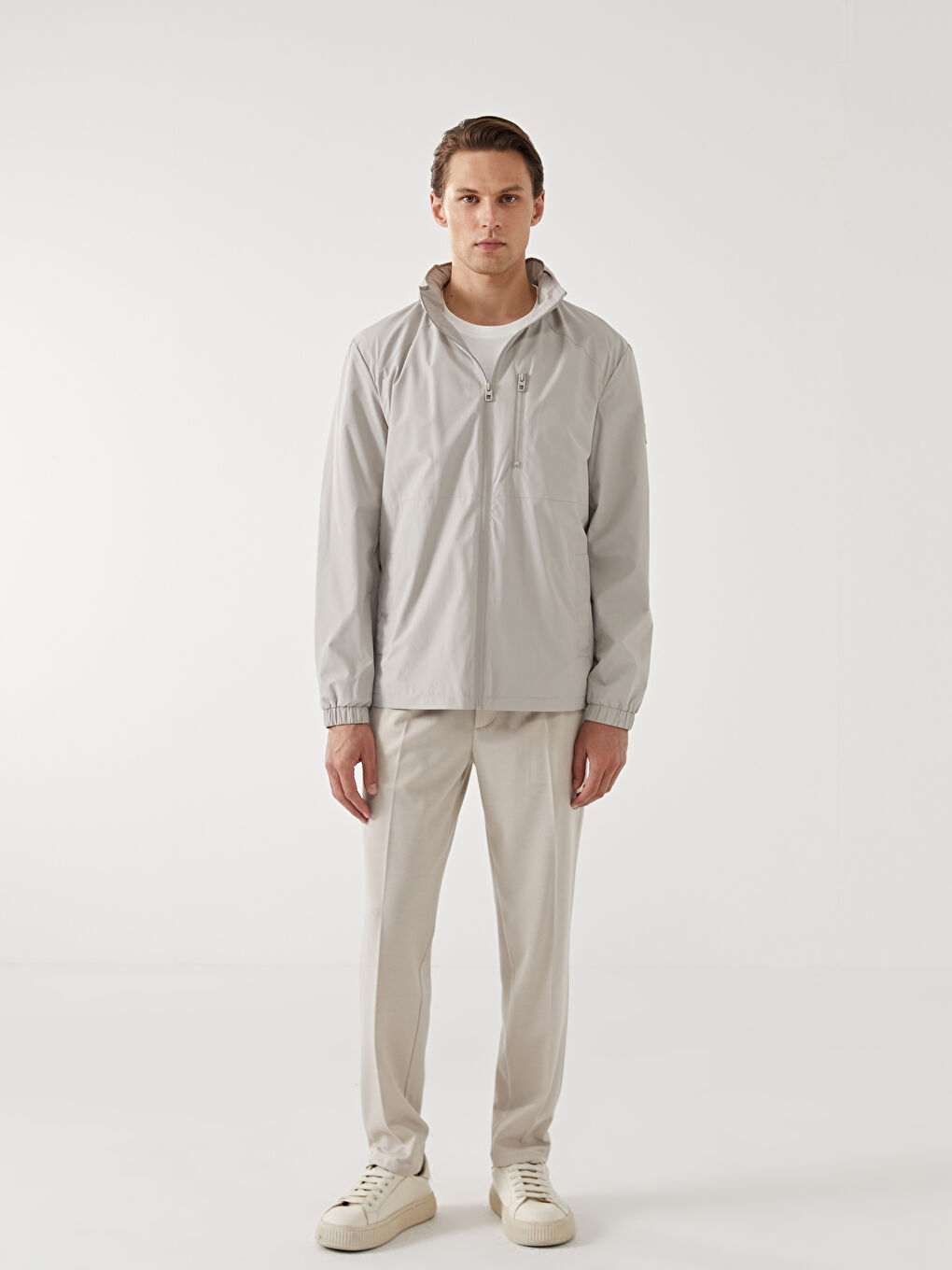 Standard Fit Hooded Men's Coat-1