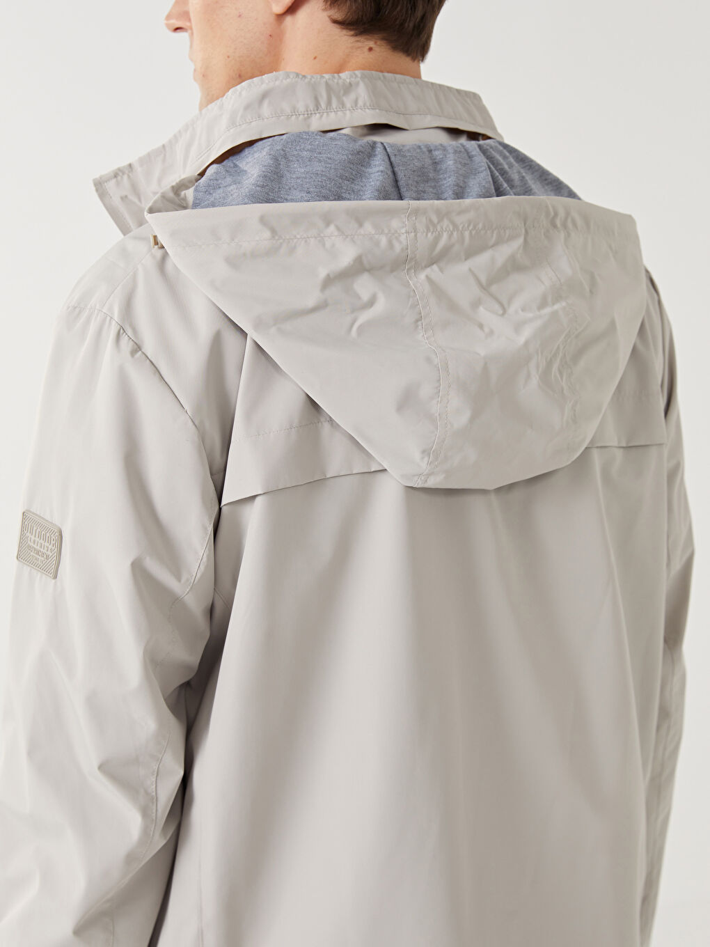 Standard Fit Hooded Men's Coat-3