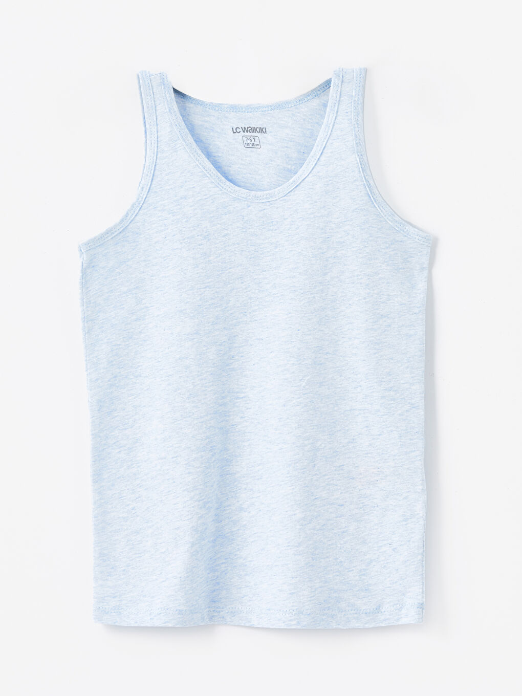 Mavi Bisiklet Yaka Erkek Çocuk Atlet