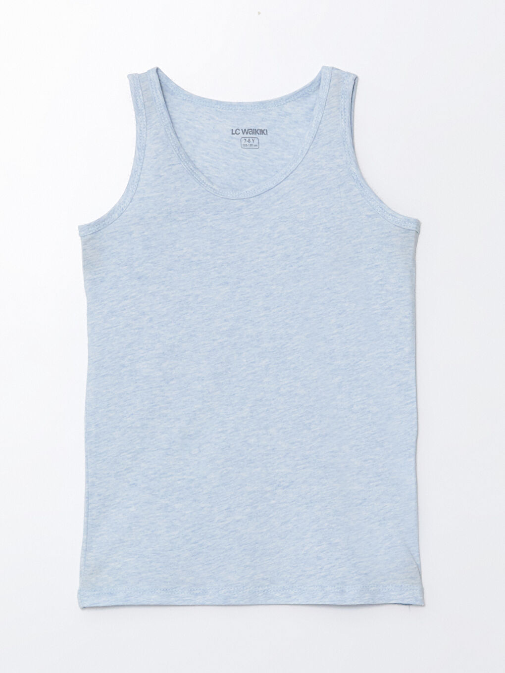 Mavi Bisiklet Yaka Erkek Çocuk Atlet-1