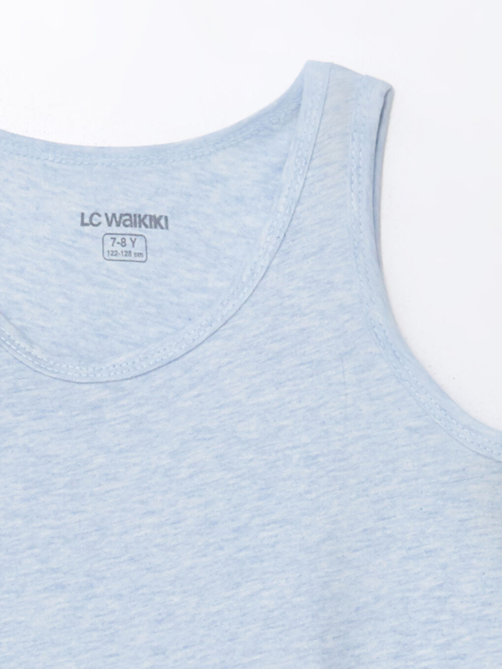 Mavi Bisiklet Yaka Erkek Çocuk Atlet-3